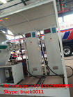 factory direct sale best quality CLW brand 13metric tons mobile skid lpg gas filling plant for refilling gas cylinders