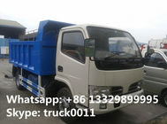 mini CLW brand 4*4 dump tipper truck for sale, factory direct sale 3-4tons 95hp diesel CLW brand dump tipper truck