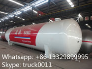 factory sale 120,000L 50ton lpg gas storage propane tanker, hot sale bullet type bulk surface lpg gas storage tanker