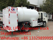 liquefied petroleum gas tank  truck for filling gas cylinder for sale, hot sale lpg gas propane dispensing truck