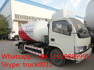 dongfeng brand 95hp 4*2 LHD/RHD 5500L LPG GAS Dispensing Truck, mobile selling cooking gas propane filling truck