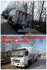 hot sale dongfeng LHD 12m3 hydraulic discharging farm-oriented feed delivery truck, hydraulic system feed pellet truck