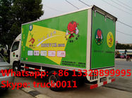 dongfeng 4ton refrigerated truck for fresh fruits and vegetables for sale, chaochai 95hp diesel cold room truck for sale