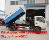 Factory sale best price CLW brand 4cbm hydraulic lifting mini garbage truck, high quality and best price garbage truck