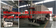 factory sale dongfeng RHD 120hp 5tons-7tons hydraulic discharging feed truck, hydraulic farm-oriented animal feed truck