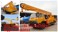 dongfeng brand 190hp aerial working platform truck for sale, hot sale dongfeng 153 20m overhead working truck for sale