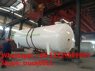 best price CLW brand stationary bullet type 50,000L surface lpg gas storage tank for sale, 50m3 surface propane gas tank