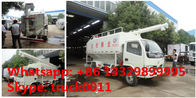 dongfeng 4*2 LHD diesel 4-5tons feed fodder truck for fish plant, best price dongfeng 8m3 live poultry chick feed truck