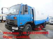 hot sale dongfeng Brand RHD 8tons street sweeping truck, Factory sale 190HP diesel road sweeper truck, street sweeper