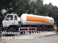CLW Brand 10tons LPG mobile tanker truck for sale, high quality and best price 25m3 dongfeng brand LPG gas bobtail truck