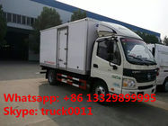 FOTON Aoling 3tons 4*2 LHD refrigerator truck for sale, best price and high quality FOTON Aoling cold room truck