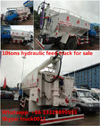 dongfeng 190hp diesel 20m3 livestock and poultry feed truck for sale, best price 10tons feed transported truck