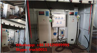 13metric tons mobile skid propane gas plant with 2 electronic scales, 32M3 skid-mounted lpg gas tank refilling station