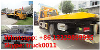 CLW5080TQZ4 dongfeng 120hp 3tons road wrecker truck for sale, factory sale best price dongfeng flatbed towing vehicle