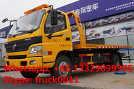 BEST PRICE FOTON AUMARK road recovery truck tow truck for sale, factory direct sale FOTON 4*2 LHD Flatbed towing truck