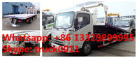China famous JAC brand flatbed towing vehicle for sale, JAC brand 4*2 LHD car towing services platform wrecker vehicle