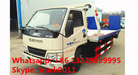 JMC brand 4*2 LHD flatbed wrecker tow truck for sale,factory sale best price JMC road recovery rescue towing truck