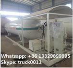 2.5tons lpg skid system refilling station for sale, best price 1300gallon skid system propane gas filling plant for sale