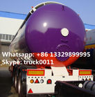 ASME standard lpg semi trailer 571000L propene tank trailer PL tri-axle trailer proplene semi trailer for sale