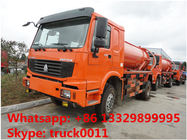 HOT SALE! SINO TRUK HOWO brand 4*4 10m3 sewage suction trucks, factory sale best price HOWO 10m3 sludge tank truck