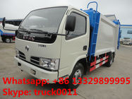 factory sale best price Dongfeng duolika 5m3 garbage compactor truck,hot sale 2017s new 5m3 garbage compacted truck