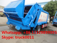 factory sale best price Dongfeng duolika 5m3 garbage compactor truck,hot sale 2017s new 5m3 garbage compacted truck