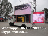 SINO TRUK wangpai 4*2 LHD 115hp diesel mobile LED truck for sale, best price P8 outdoor LED billboard advertising truck