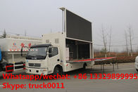 DONGFENG duolika 4*2 LHD/RHD mobile billboard LED advertising vehicle for sale, hot sale dongfeng P6/P8 LED truck