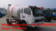 factory sale best price Dongfeng duolika 4*2 LHD 5cbm concrete mixer truck, 2017S newdongfeng cement mixer truck