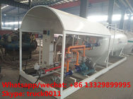 2021s customized 8m3 4tons mobile skid lpg tank for sale,cheapest price skid lpg tank plant with single digital scale
