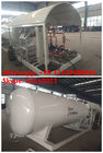 2021s customized 8m3 4tons mobile skid lpg tank for sale,cheapest price skid lpg tank plant with single digital scale