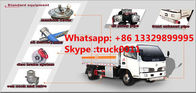 Dongfeng xiaobawang diesel 95hp 5000 liter mobile refueling trucks, factory sale best price dongfeng 5m3 oil tank truck