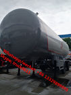 China 3 BPW axles 50m3 road transported lpg gas trailer for sale, hot sale best price CLW Brand bulk lpg gas smitrailer