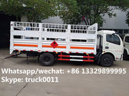 dongfeng tianjin 170hp/190hp gas canisters transporting vehicle for sale, best price stake van truck for gas cylinders