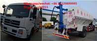 best price 20m3 hydraulic poultry feed truck for sale, factory sale dongfeng LHD/RHD 10tons hydraulic feed pellet truck