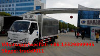 ISUZU brand 4*2 LHD 3tons stainless steel refrigerator van truck for sale, factory sale ISUZU CARRIER reefer van truck