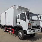 Low Maintenance and high quality Cold Room Storage Vehicle HOWO 4*4 5tons 7tons refrigerated van truck for East Africa