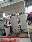 15tons skid lpg gas station with double weighting scales for sale, factory sale best price 15tons mobile skid lpg plant