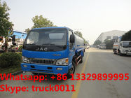 bottom price 120HP 4x2 HFC JAC 4*2 LHD 6000 liter water truck, wholesale bottom price JAC brand 5m3-6m3 cistern truck