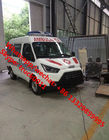 HOT SALE! new lowest price JMC 4*2 LHD diesel smaller transporting ambulance for sale, smallest diesel ambulance