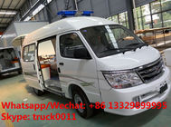 Factory direct sale high quality and competitive price JINBEI gasoline transiting ambulance vehicle, ICU ambulance