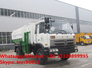 Factory sale cheaper price Dongfeng 4*2 LHD side loader garbage truck, HOT SALE! good price wastes collecting vehicle