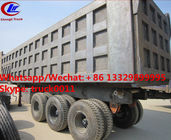 Factory sale best price CLW brand 36m3 dump tipper trailer, HOT SALE! high quality and good price dump tipper trailer