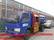 customized CLW 4*2 LHD side garbage bin lifter truck for sale, HOT SALE! lowest price CLW brand side loader garbge truck