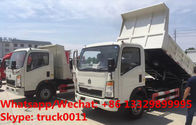 High quality and good price customized SINO TRUK HOWO 4tons dump tipper truck, Factory sale lower price HOWO tipper