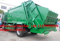 Factory customized HOWO 4*2 LHD/RHD 8m3/10m3/12m3/14m3 compression garbage truck for sale, garbage compactor truck