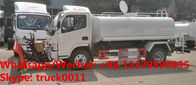 New Diesel dongfeng 5000Liters 5CBM 5tons 5MT Water tank for sale, customized dongfeng 5m3 water tank with snow removal