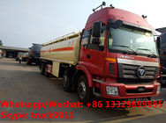 FOTON AUMAN 8*4 LHD 30,000Liters fuel tank delivery truck for sale, HOT SALE!bottom price FOTON AUMAN oil tank truck