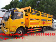 Factory sale high quality Cheapest price Dongfeng 4x2 6ton gas cylinder transport truck, gas canister carrying vehicle