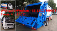 HOT SALE! best seller-dongfeng 4*2 LHD 7m3 compression garbage compactor truck, new rear loader garbage vehicle for sale